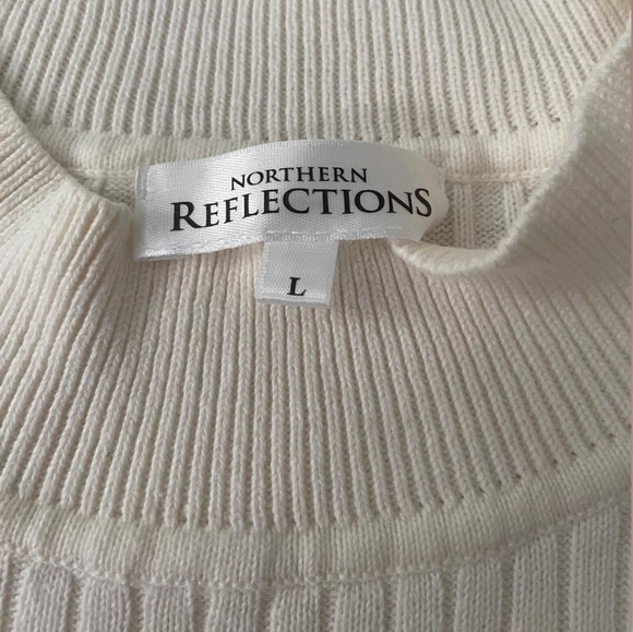 White ribbed sweater - Picture 3 of 3